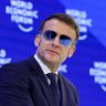 Macron's sunglasses at Davos
