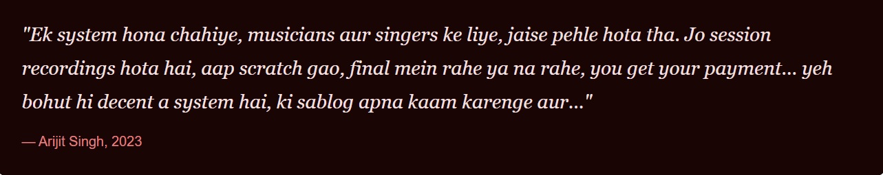 Arijit Singh Retirement Playback Singing