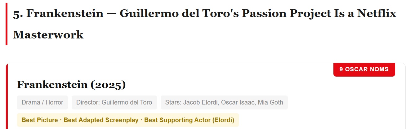 Top Films Popular on Netflix Right Now