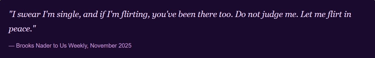 Ben Affleck Brooks Nader Dating