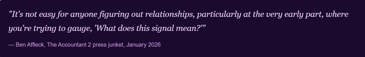 Ben Affleck Brooks Nader Dating