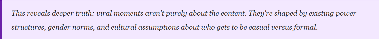 Macron's sunglasses at Davos