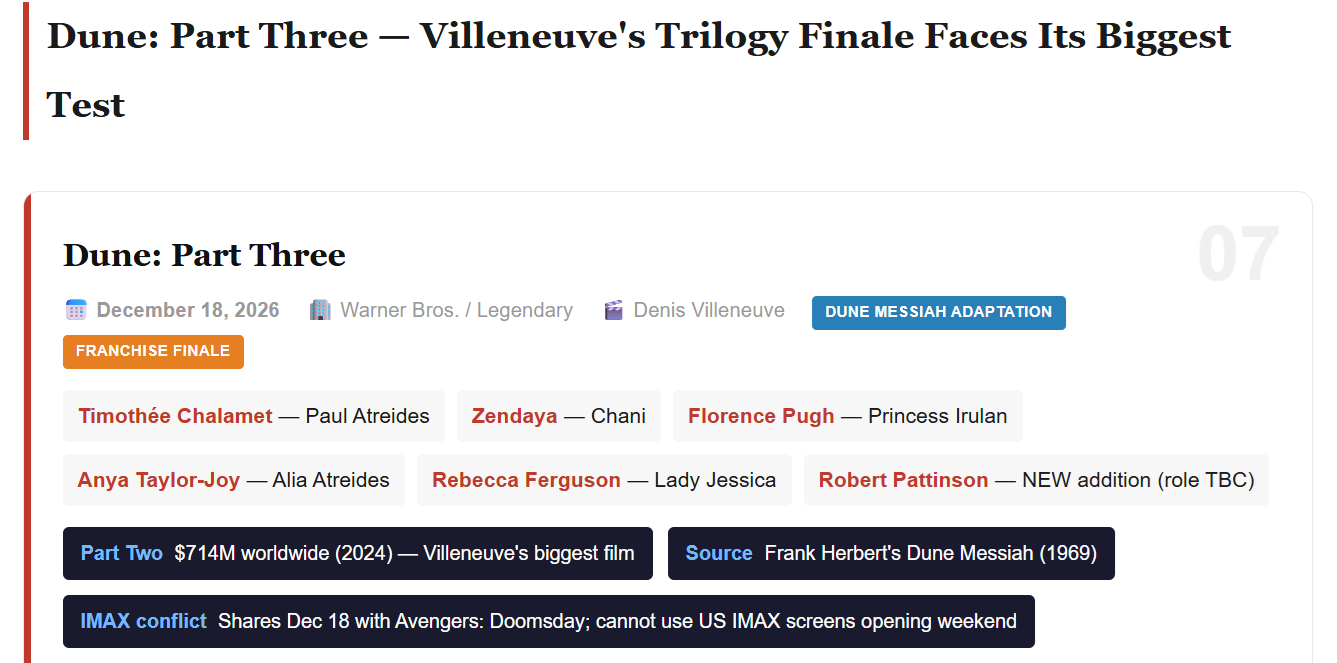 Major 2026 Movie Releases