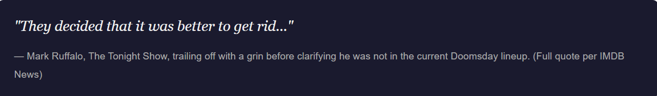 Disney Marvel Studios Fire Mark Ruffalo