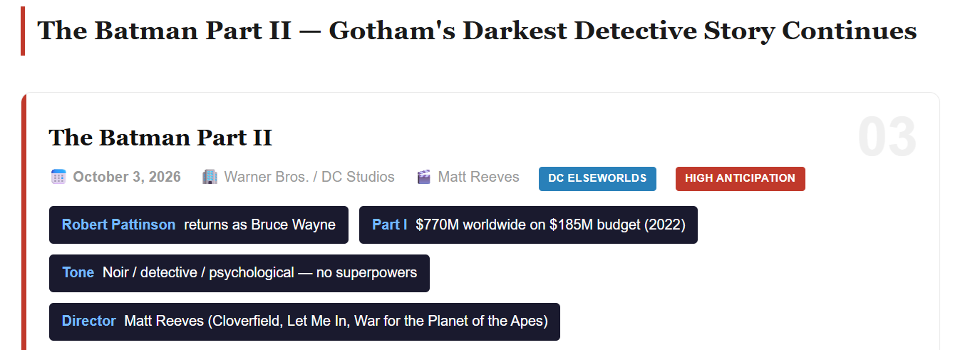 Major 2026 Movie Releases