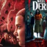 Stranger Things vs It comparison featuring side-by-side posters of Welcome to Derry and Stranger Things, showcasing two horror-themed series with young protagonists facing supernatural threats.