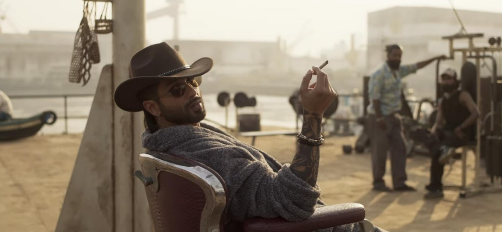 A moody, romantic visual from O' Romeo capturing an intense emotional moment. Lates Bollywood movie reviews February 2026