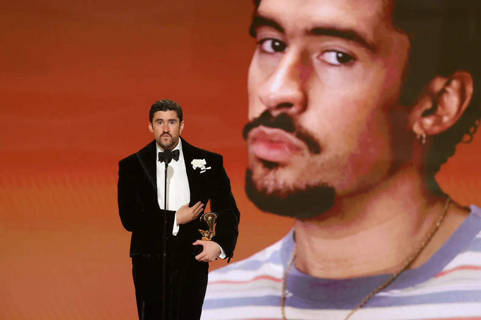 Bad Bunny Wins Album of the Year Grammy 2026 Grammys controversy