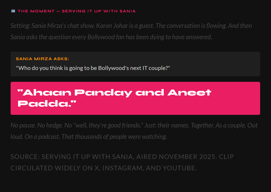 Ahaan Panday & Aneet Padda