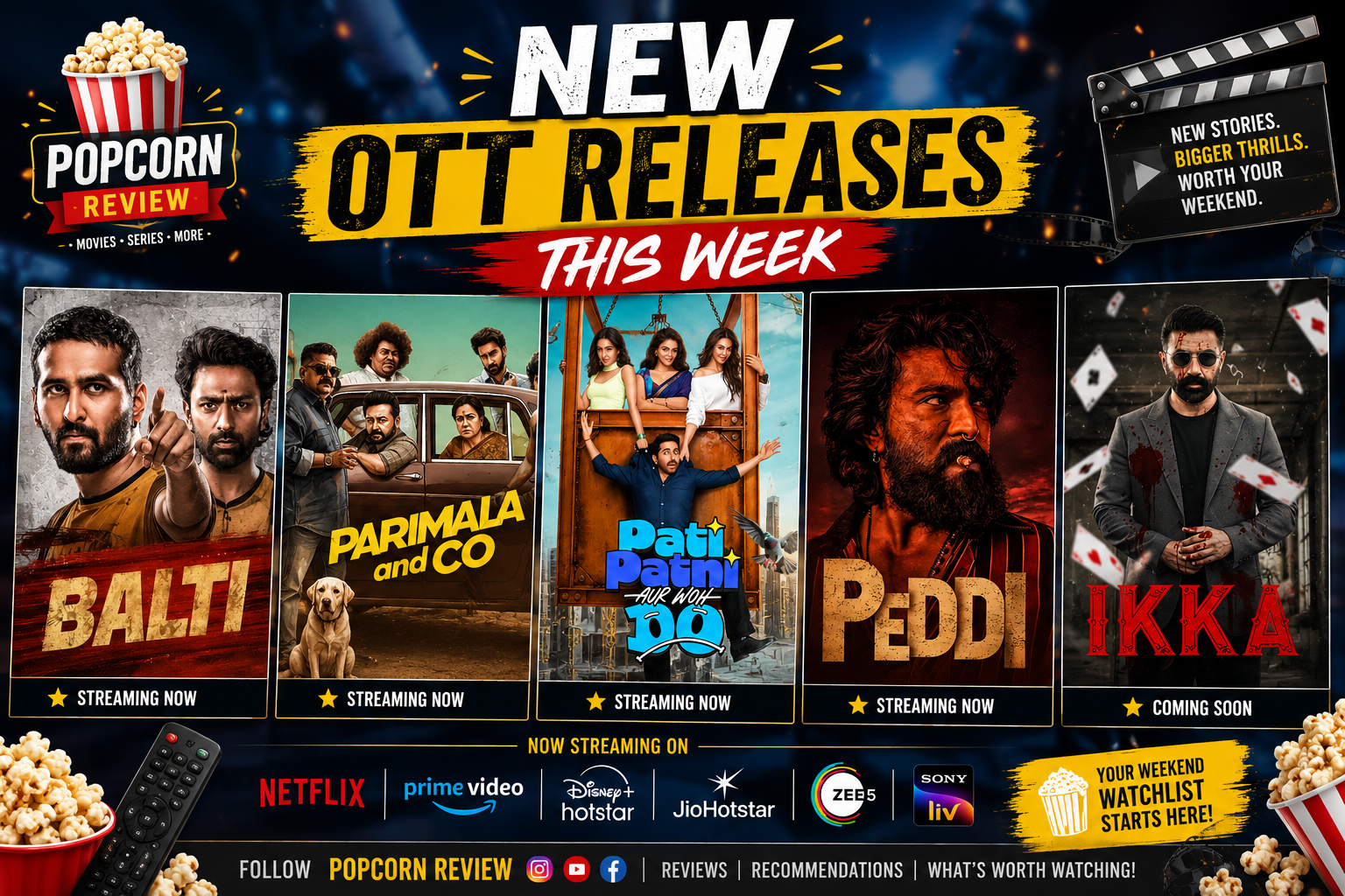new OTT releases this week